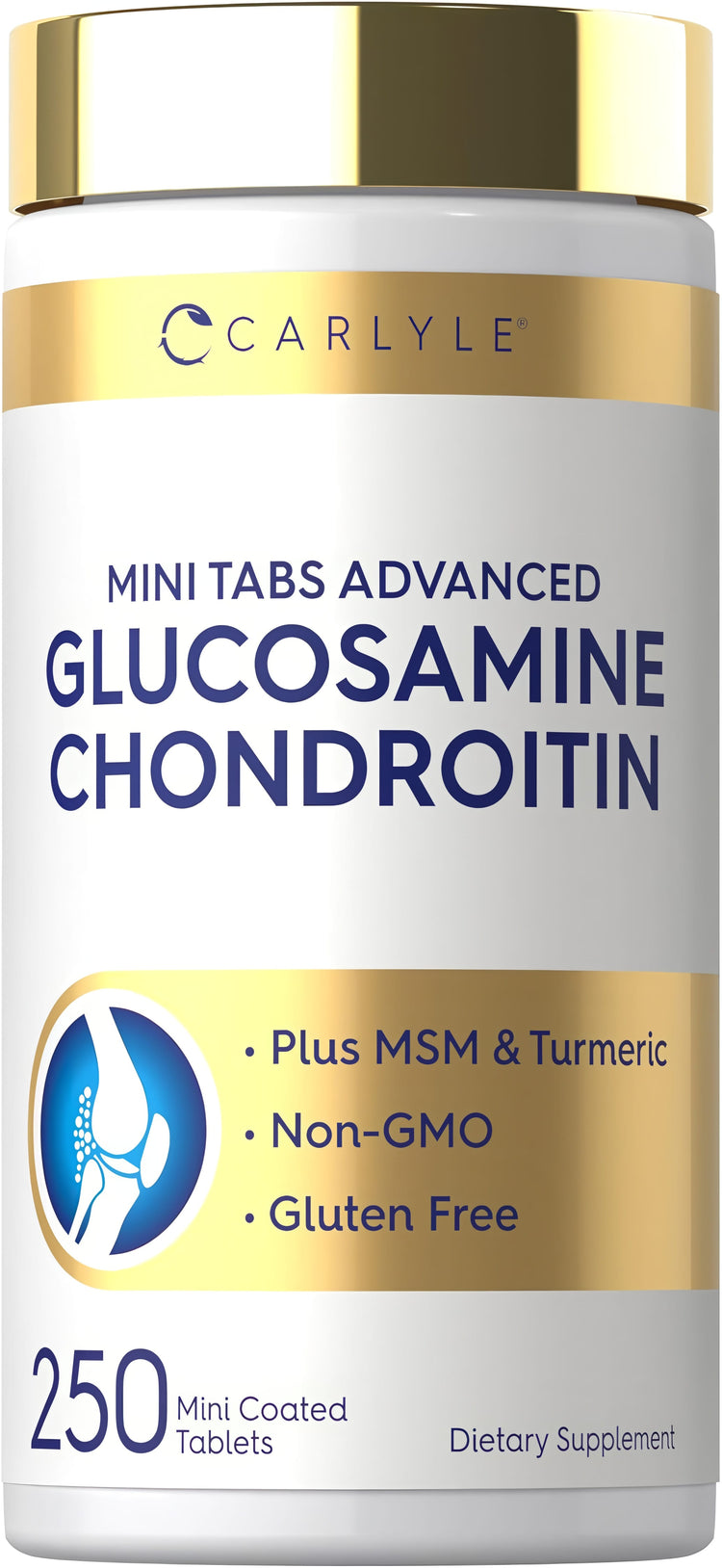 Glucosamine Chondroitin MSM Turmeric | 250 Mini Tablets