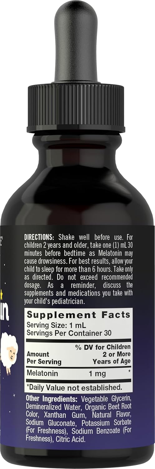 Melatonin for Kids 1mg | 2oz Liquid