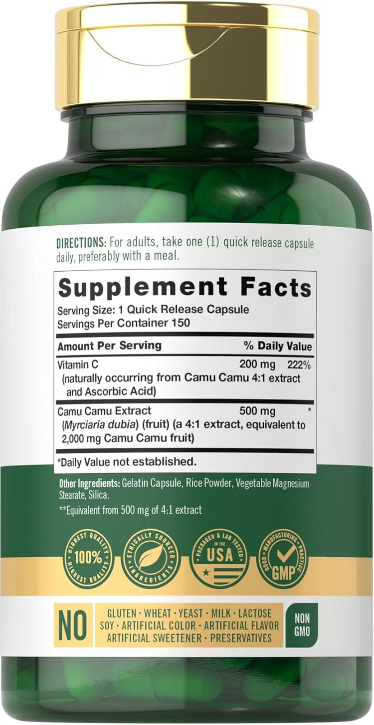 Camu Camu with Vitamin C | 150 Capsules