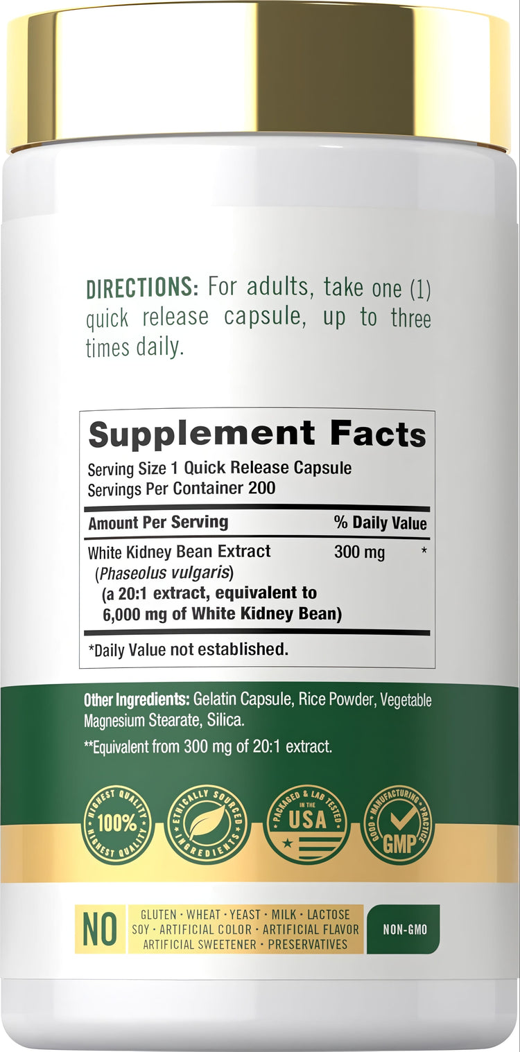 White Kidney Bean | 200 Capsules