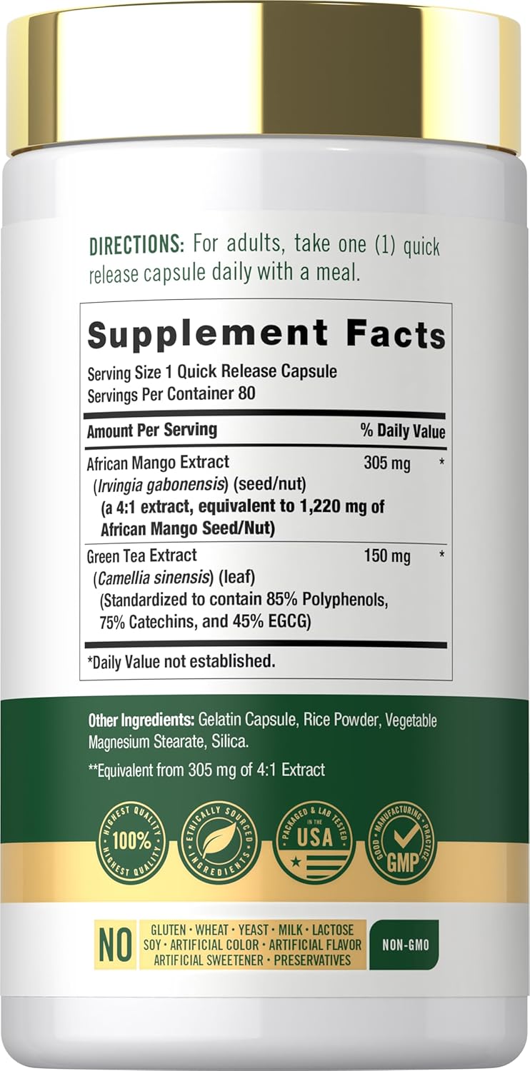 Mango Africano | 80 Cápsulas