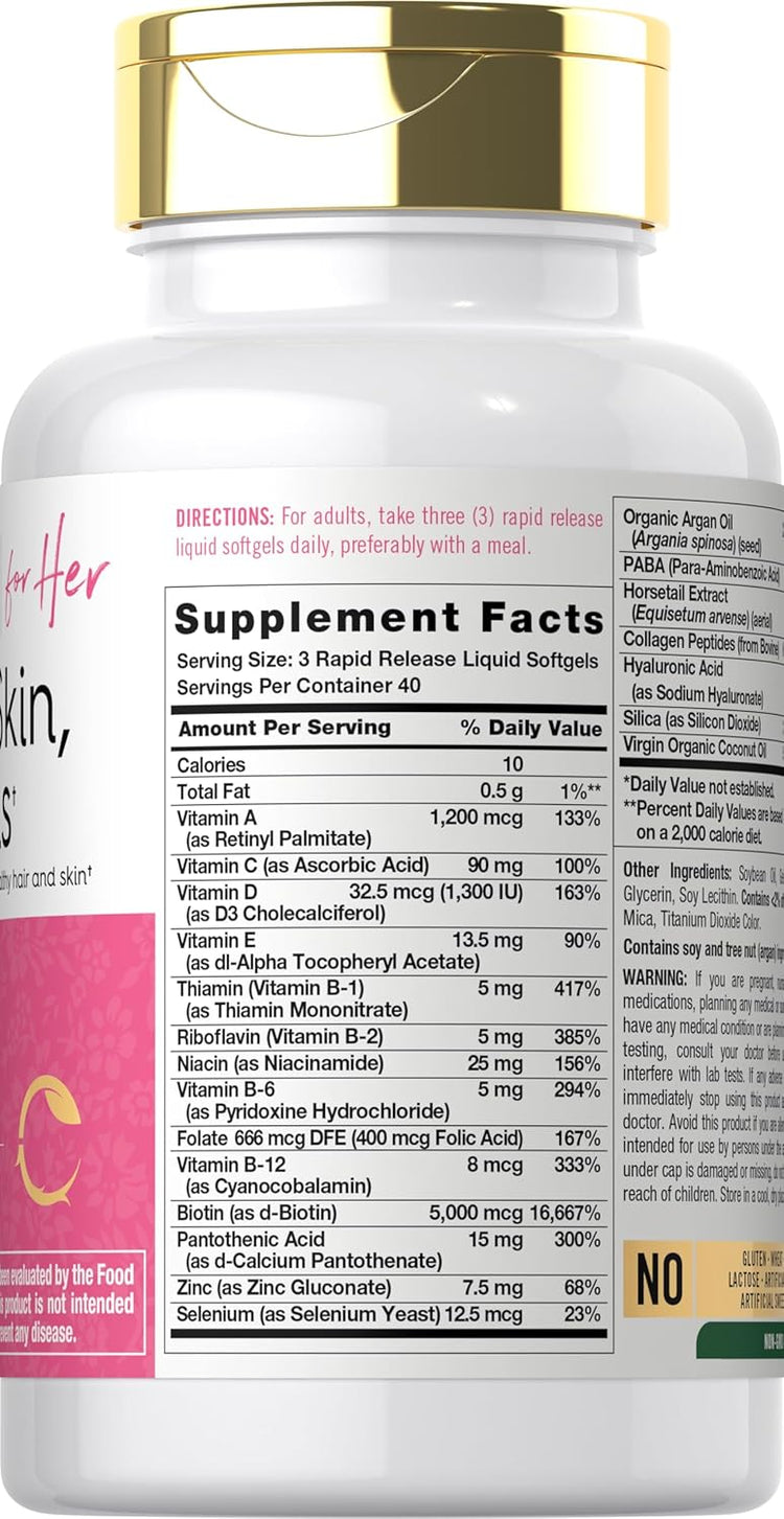 Hair, Skin & Nails | 120 Softgels