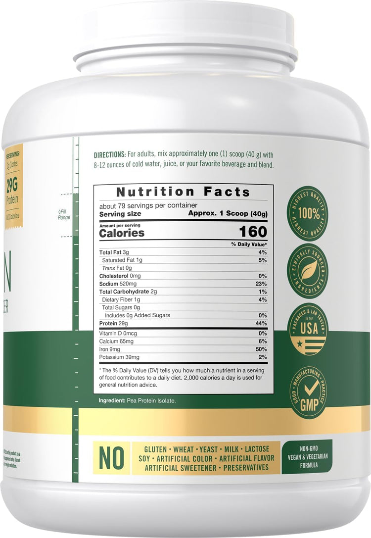 Pea Protein 29g | 7lbs Powder