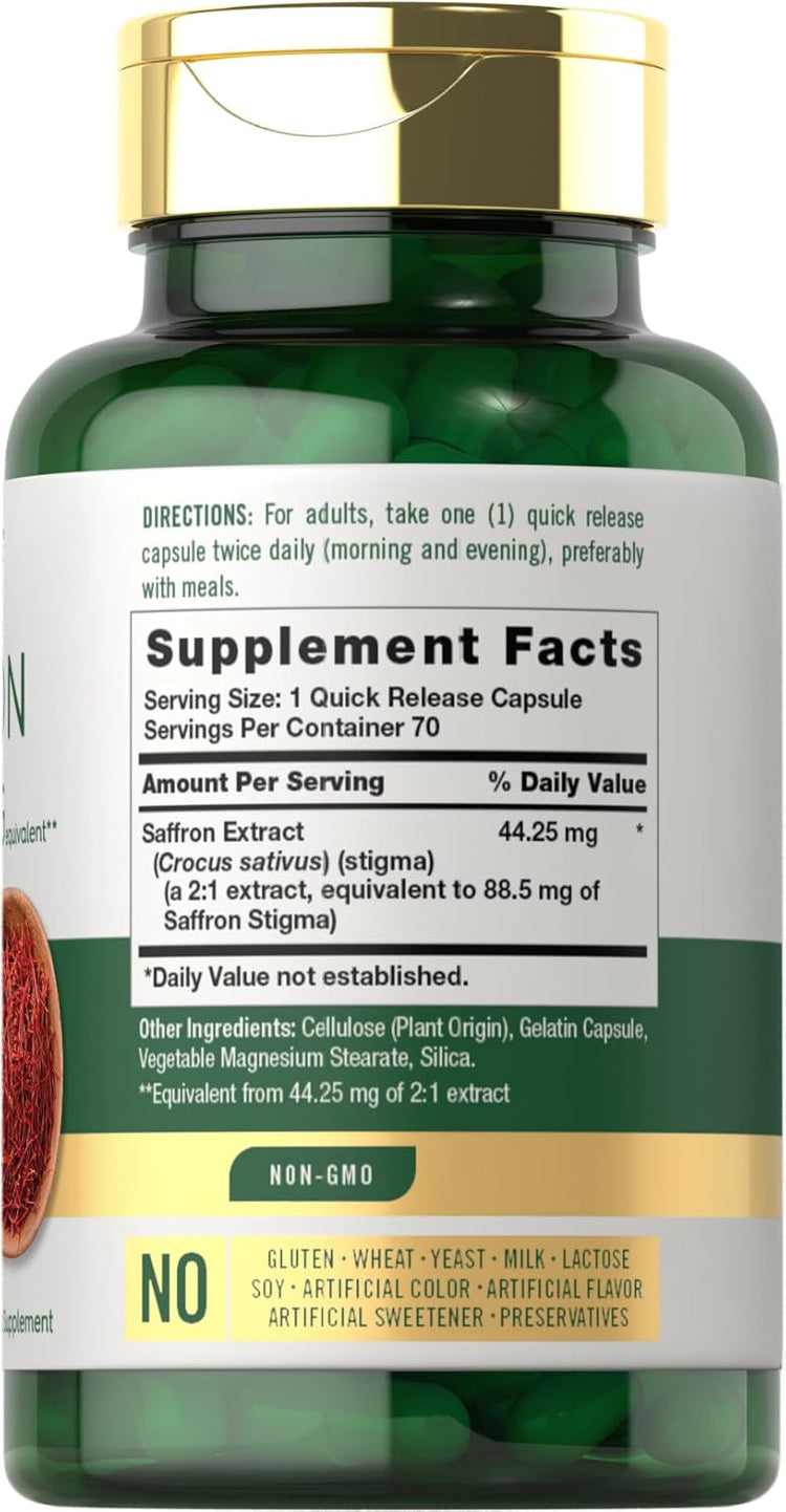 Estratto di Zafferano 88,5 mg | 70 Capsule