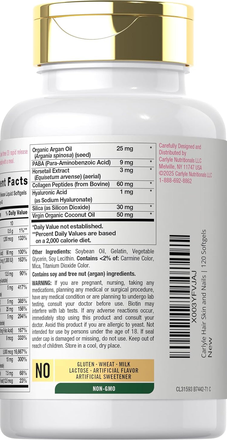 Hair, Skin & Nails | 120 Softgels