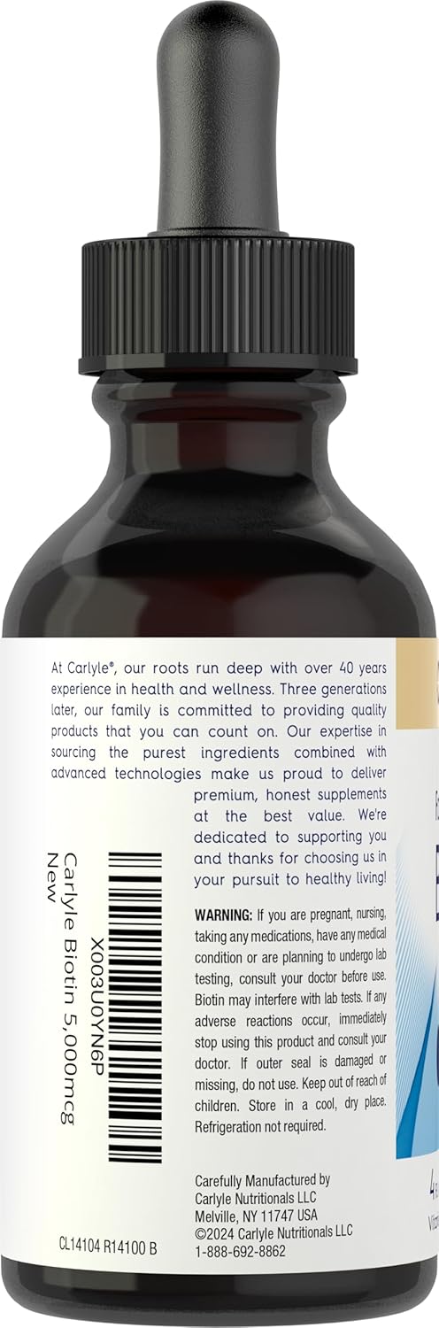 Biotina 5000mcg | 4oz Liquido