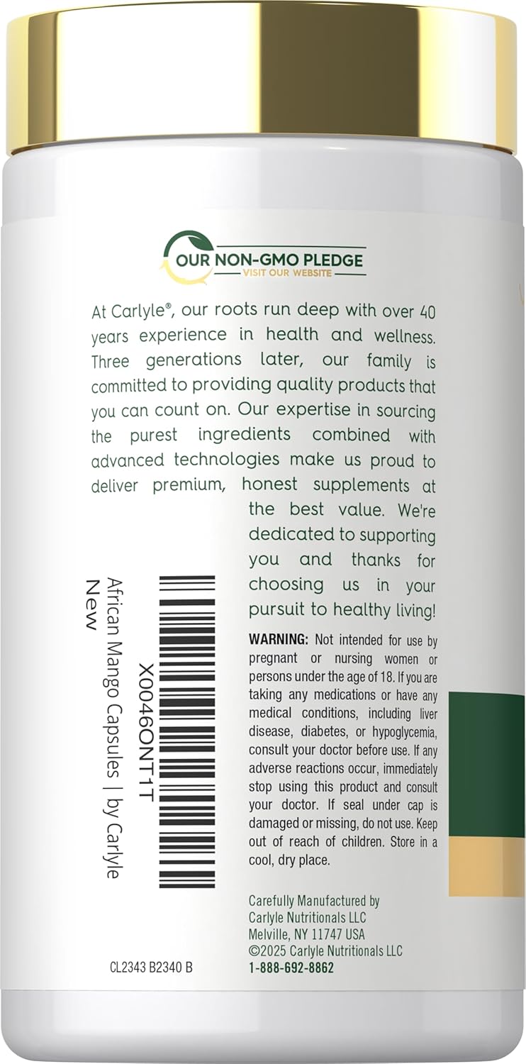 Mango Africano | 80 Cápsulas