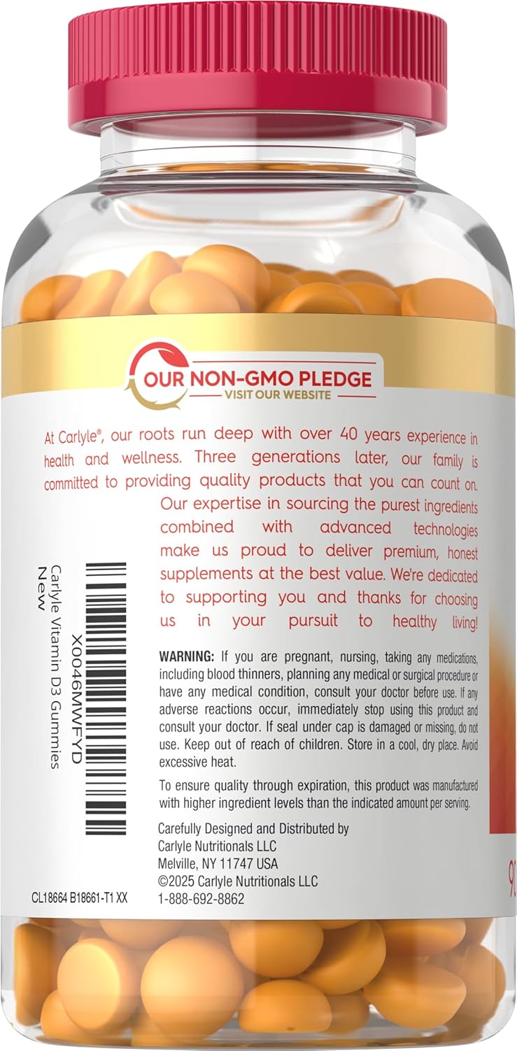 Vitamin D-3 + K-2 | 90 Gummies