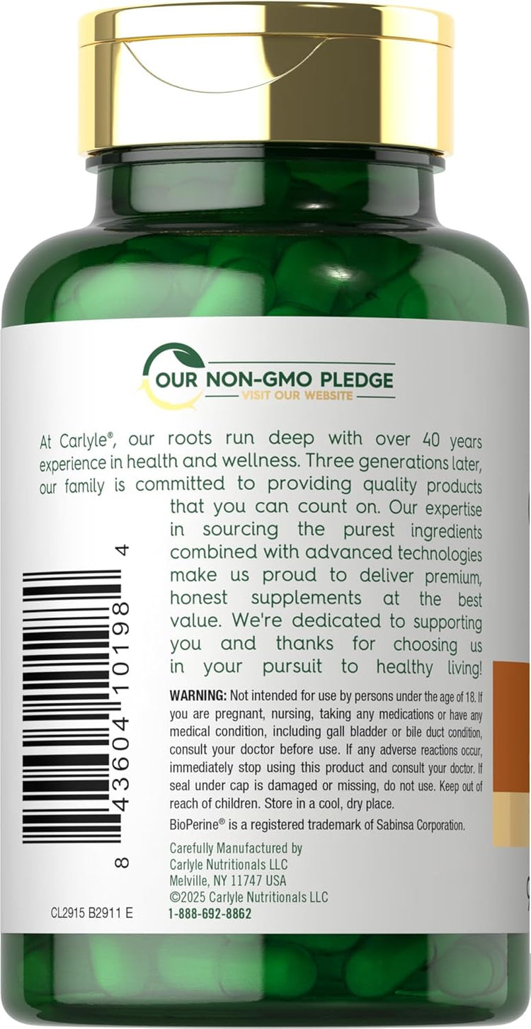 Complesso di Curcuma Curcumina 3000mg per dose | 90 Capsule