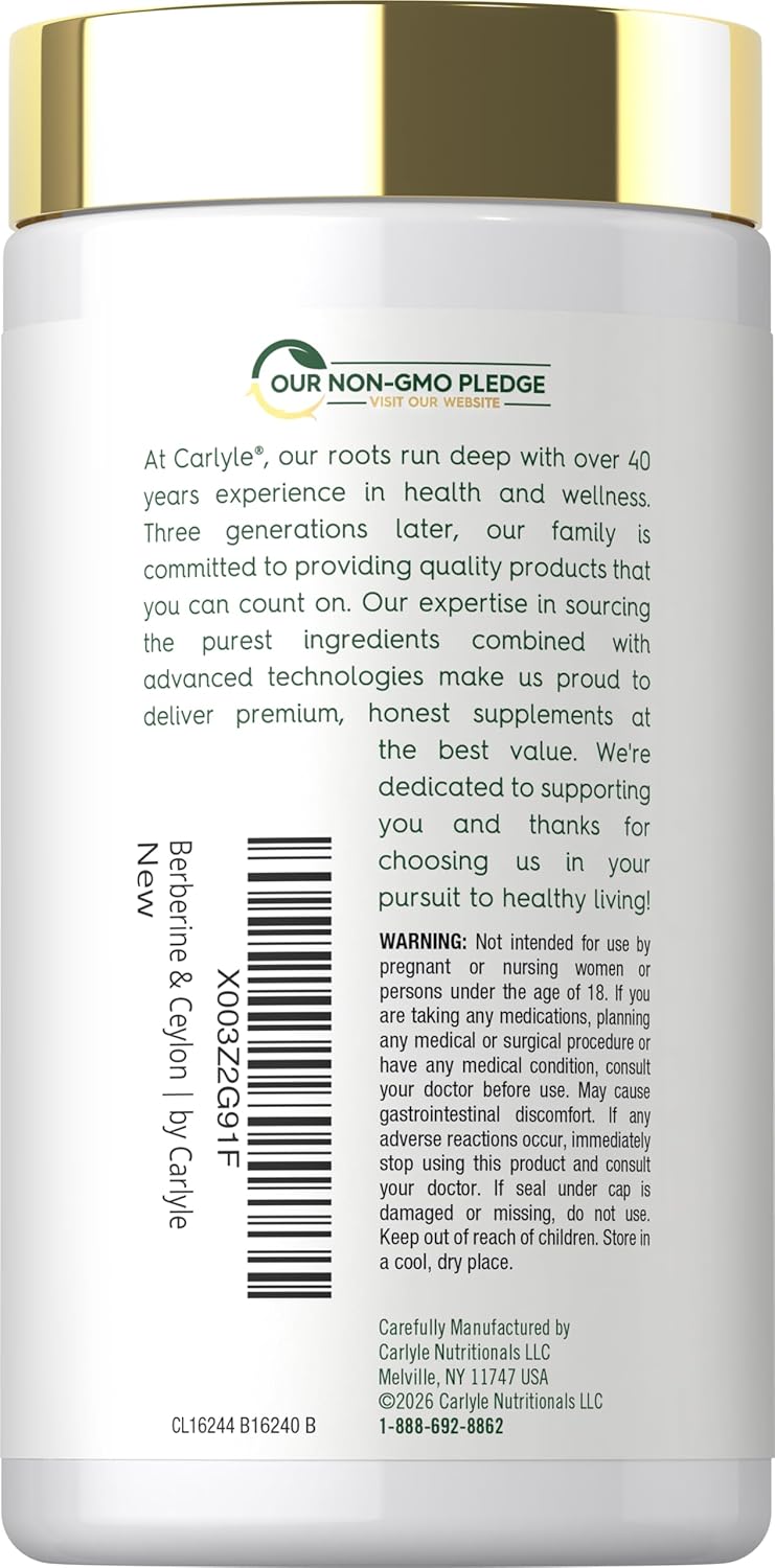 Berberina con Cannella di Ceylon | 60 Capsule