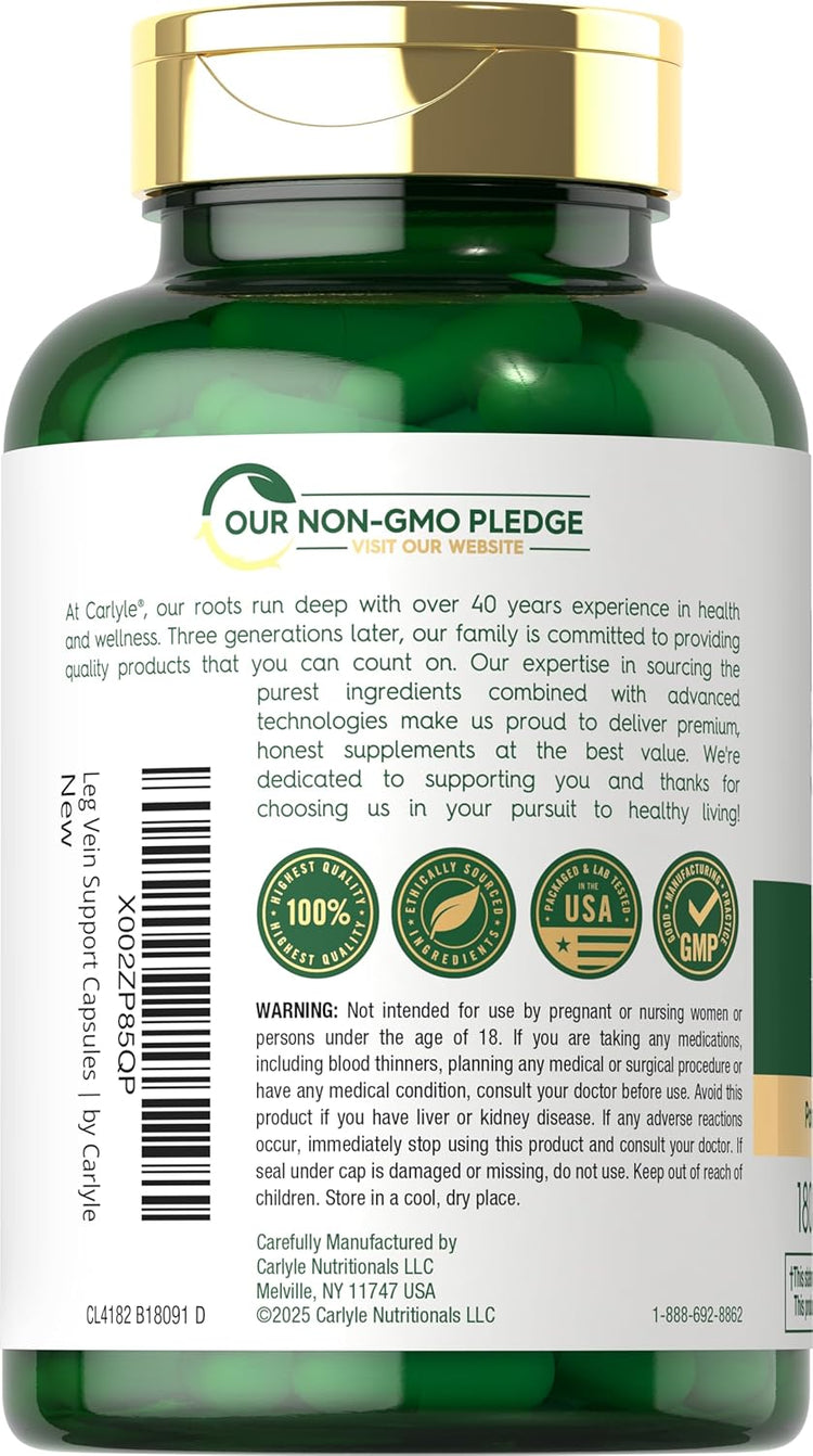 Supporto per Vene delle Gambe | 180 Capsule