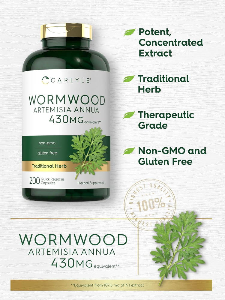 Sweet Wormwood 430mg | 200 Capsules