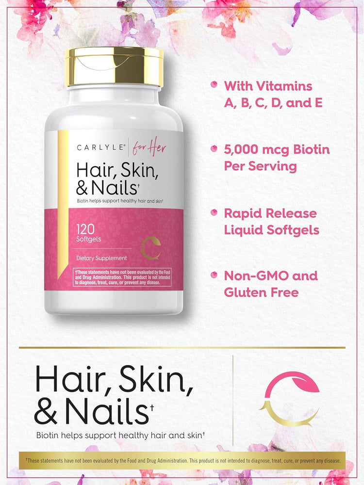 Hair, Skin & Nails | 120 Softgels