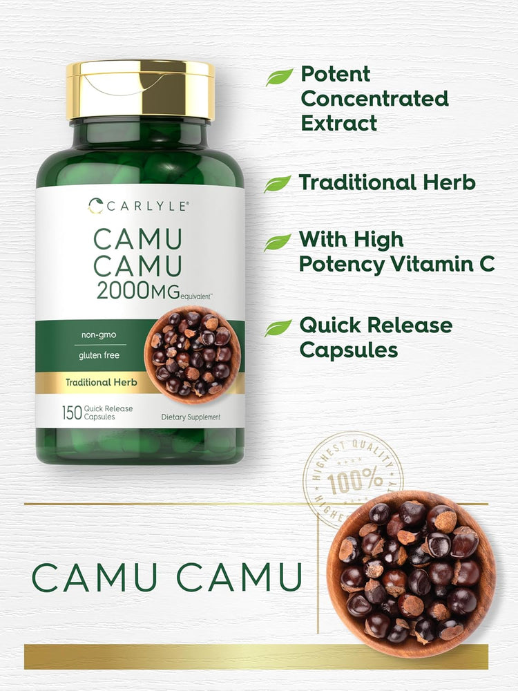 Camu Camu with Vitamin C | 150 Capsules