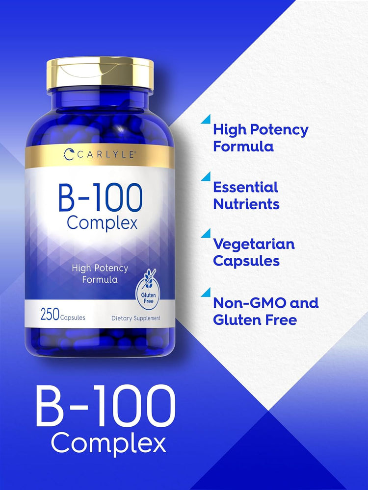 Vitamin B-100 Complex | 250 Capsules