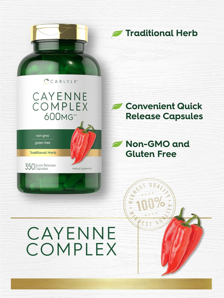 Cayenne Pepper | 350 Capsules
