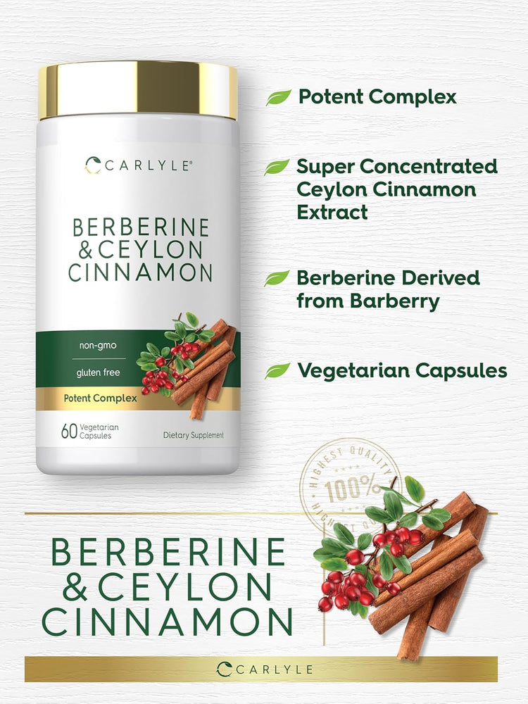 Berberina con Cannella di Ceylon | 60 Capsule