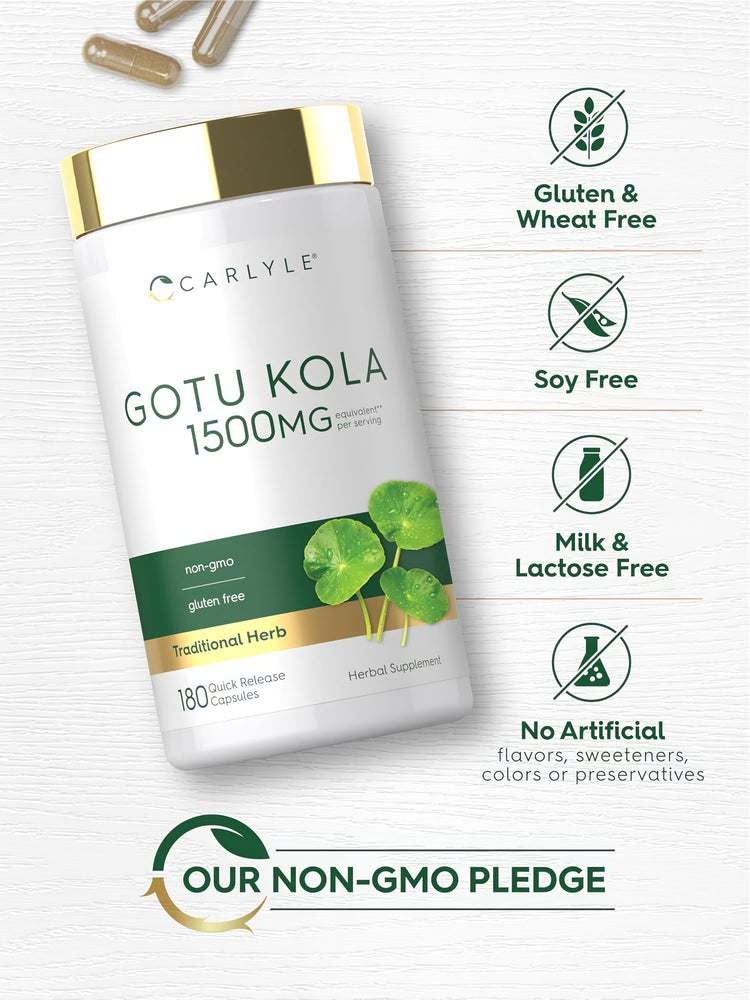 Gotu Kola | 180 Cápsulas