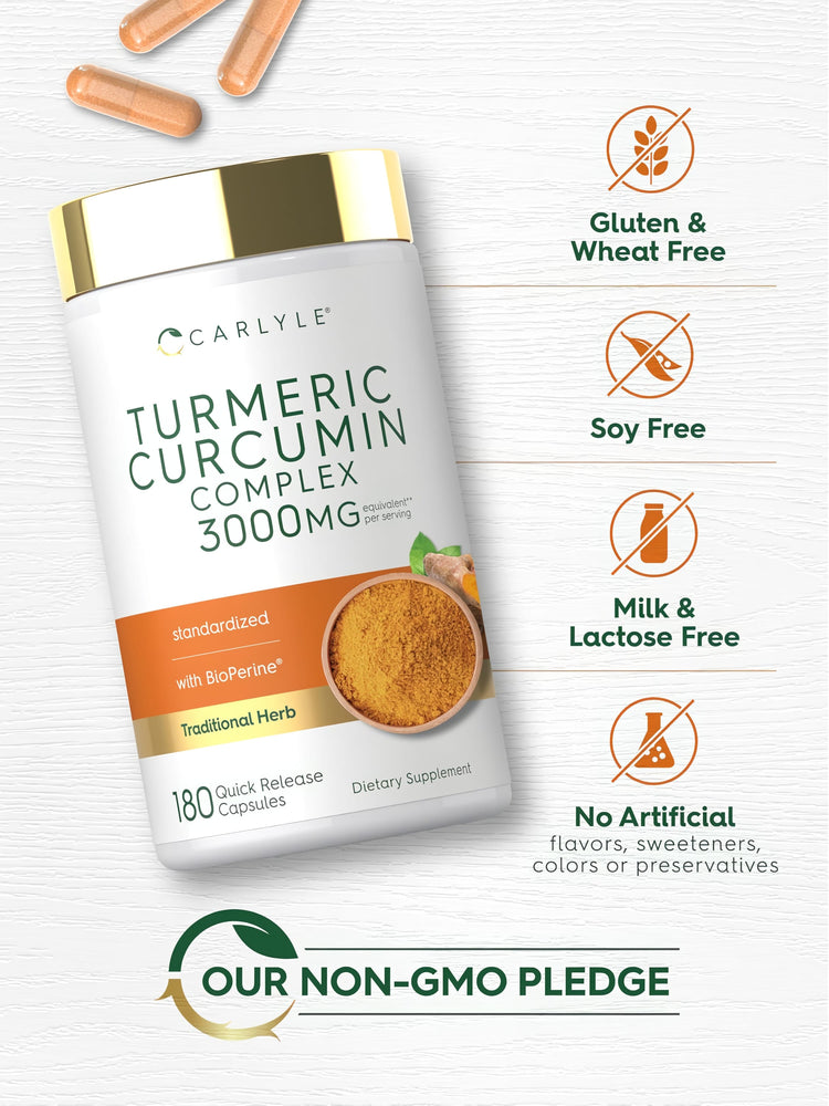 Kurkuma-Curcumin-Komplex | 180 Kapseln