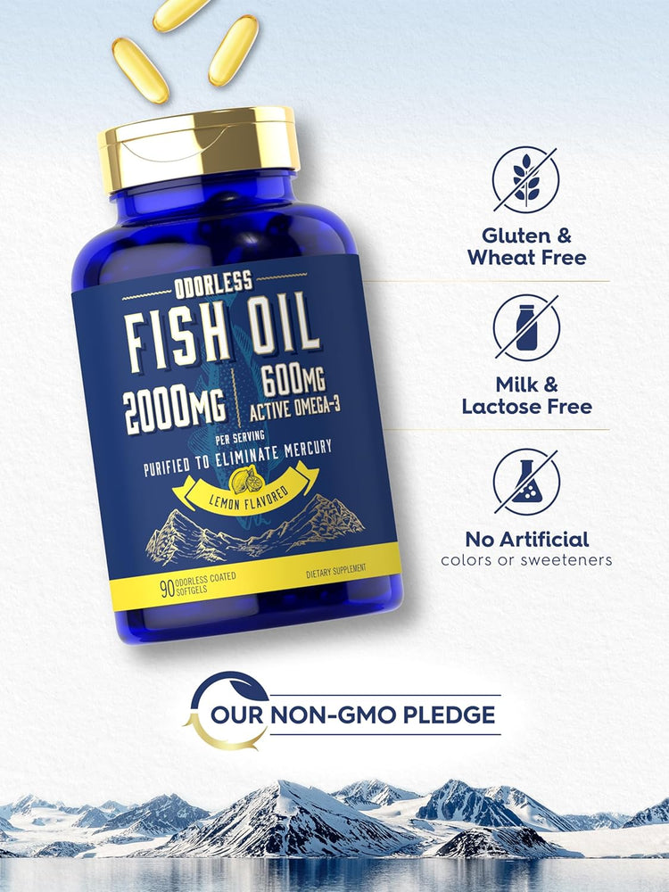 Fish Oil 2000mg per serving | 90 Softgels