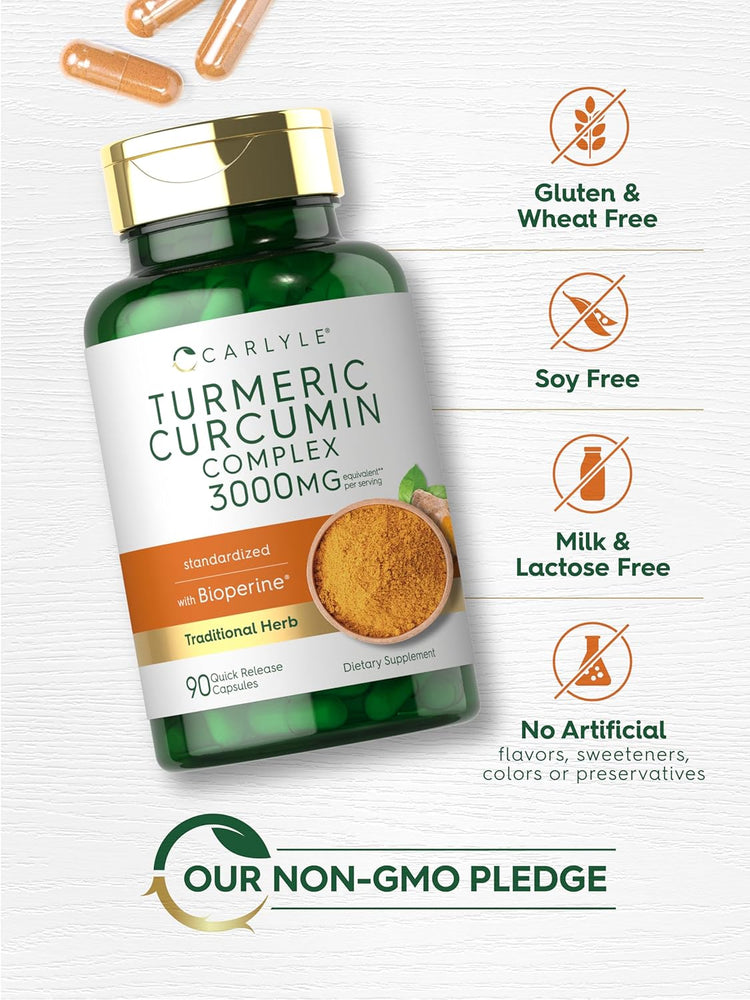 Turmeric Curcumin Komplex | 90 Kapseln
