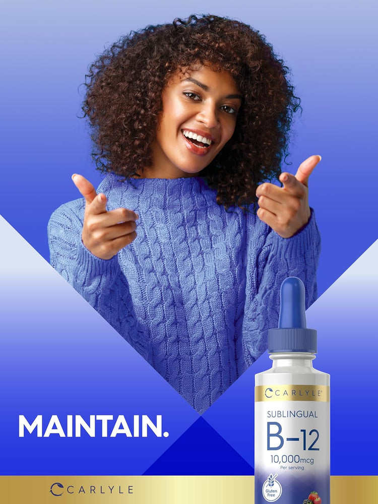 Vitamin B-12 10000mcg per serving | 2oz Liquid