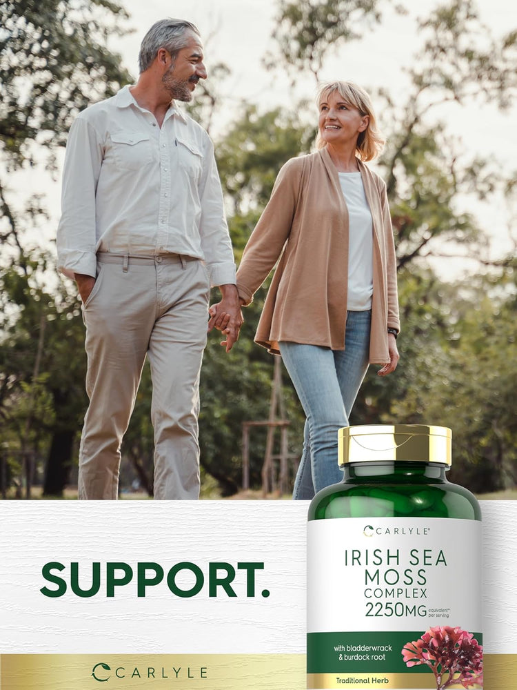 Irish Sea Moss 2250mg per serving | 150 Capsules