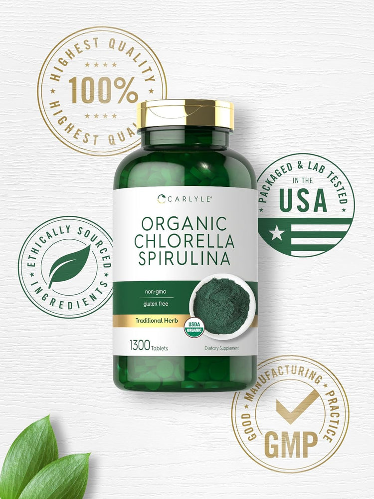 Chlorella Spirulina | 1300 Tablets