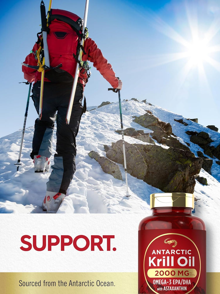 Antarctic Krill Oil 2000mg per serving | 120 Softgels