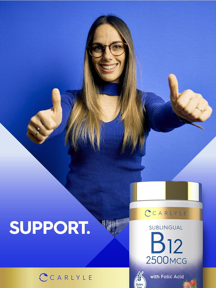 Vitamina B-12 2500mcg | 250 Tabletas