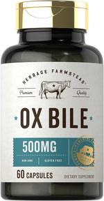 Load image into Gallery viewer, Ox Bile 500mg | 60 Capsules
