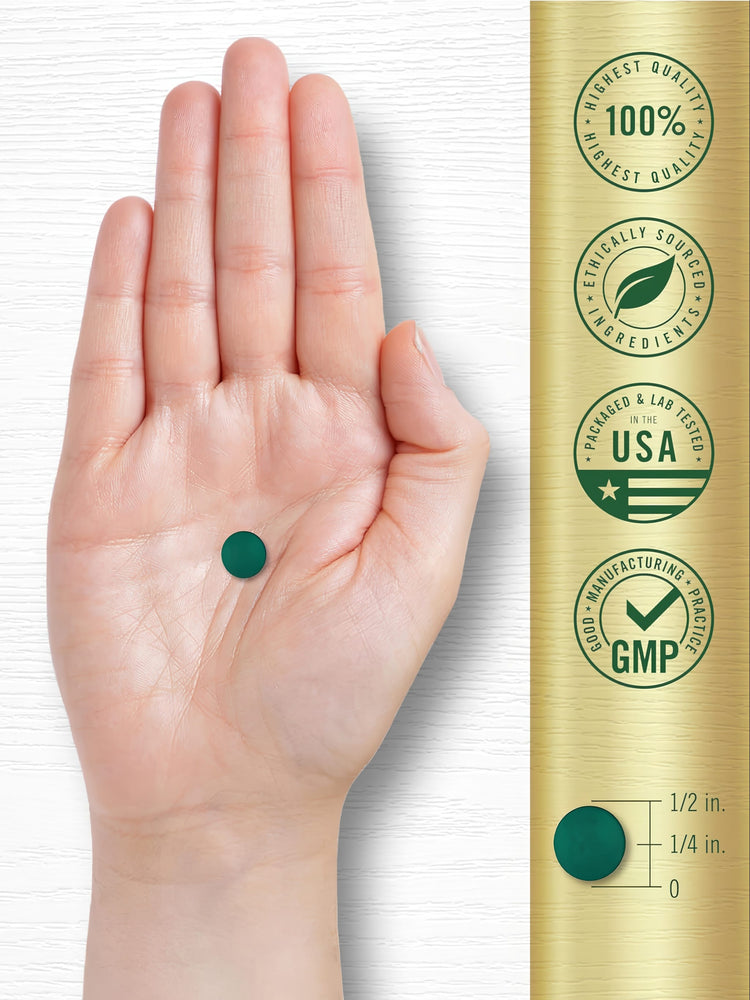 Spirulina Orgânica 3500mg por porção | 500 Comprimidos