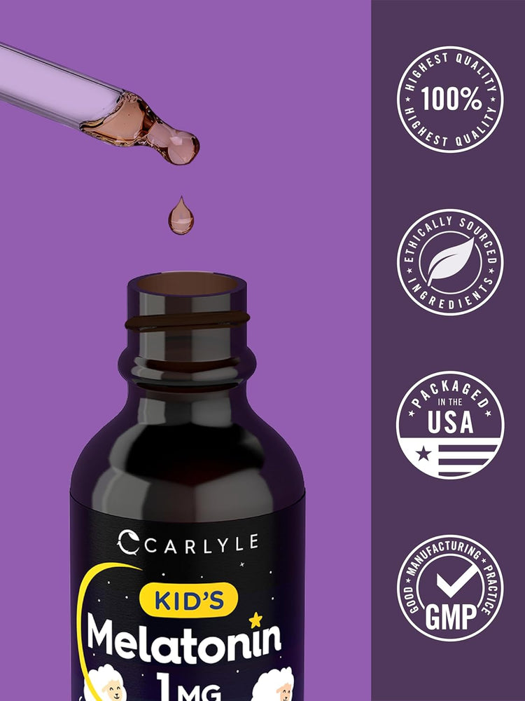 Melatonin for Kids 1mg | 2oz Liquid