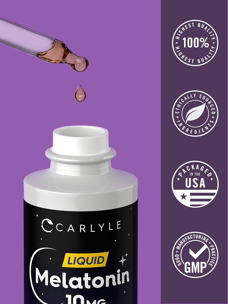 Melatonina 10mg | 2 fl oz Gotas Líquidas