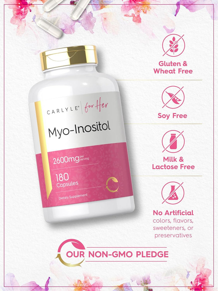 Myo-Inositolo 2600mg per dose | 180 Capsule