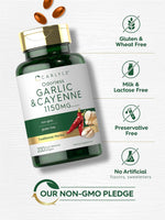 Load image into Gallery viewer, Odorless Garlic &amp; Cayenne 1150 mg | 200 Softgels
