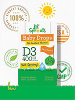 Load image into Gallery viewer, Vitamin D-3 for Babies 400IU | 0.31oz Liquid
