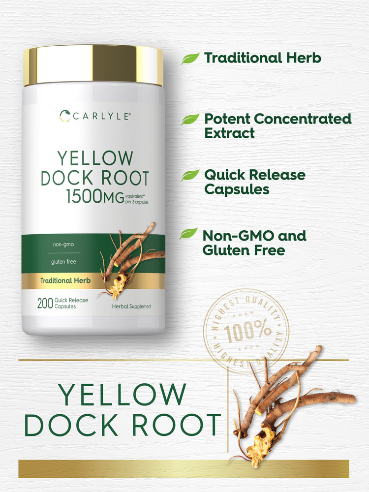 Graphic stating Traditional Herb, Potent Concentrated Extract, Quick Release Capsules, Non-GMO and Gluten Free