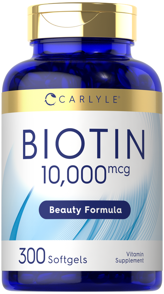 Biotina 10000 mcg | 300 Cápsulas Blandas