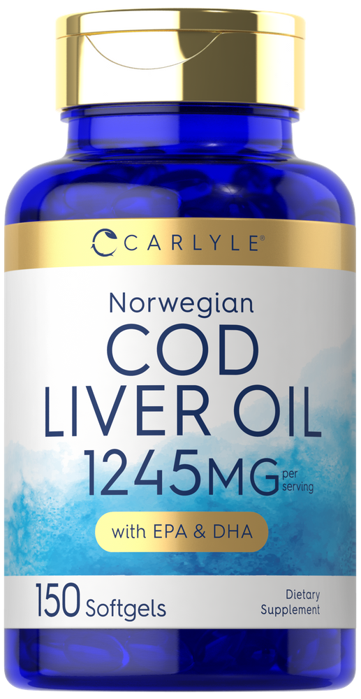 Cod Liver Oil 1245mg | 150 Softgels