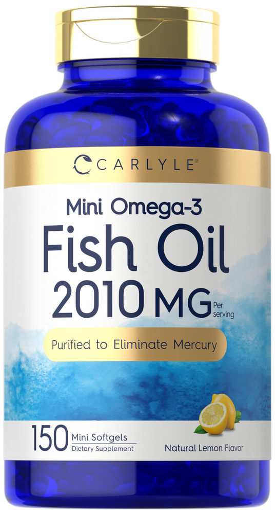 Mini Capsule di Olio di Pesce 2010 mg | 150 Pillole di Omega-3