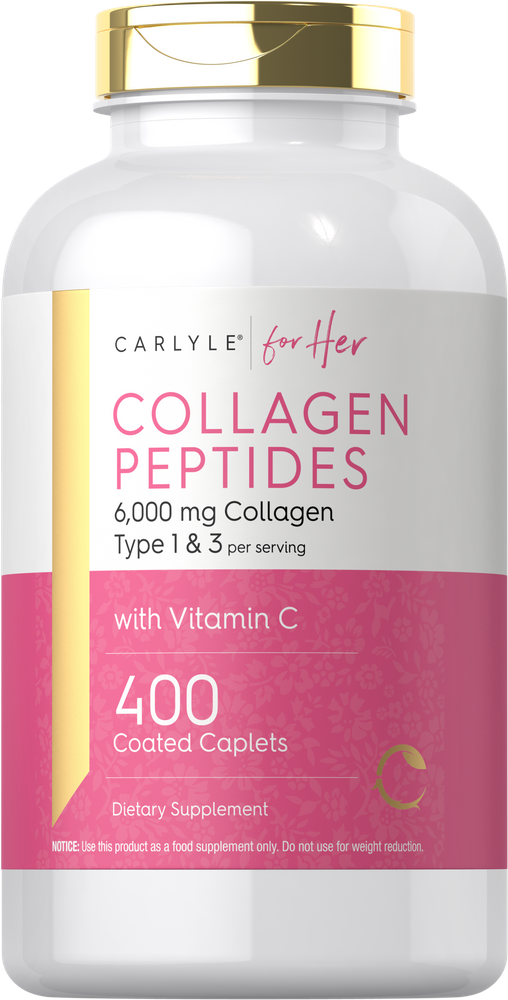 Peptides de Collagène avec Vitamine C | 400 Comprimés