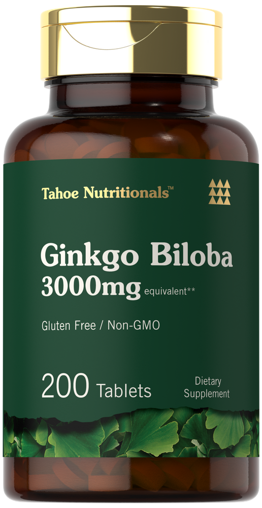 Ginkgo Biloba 3000mg | 200 tabletas