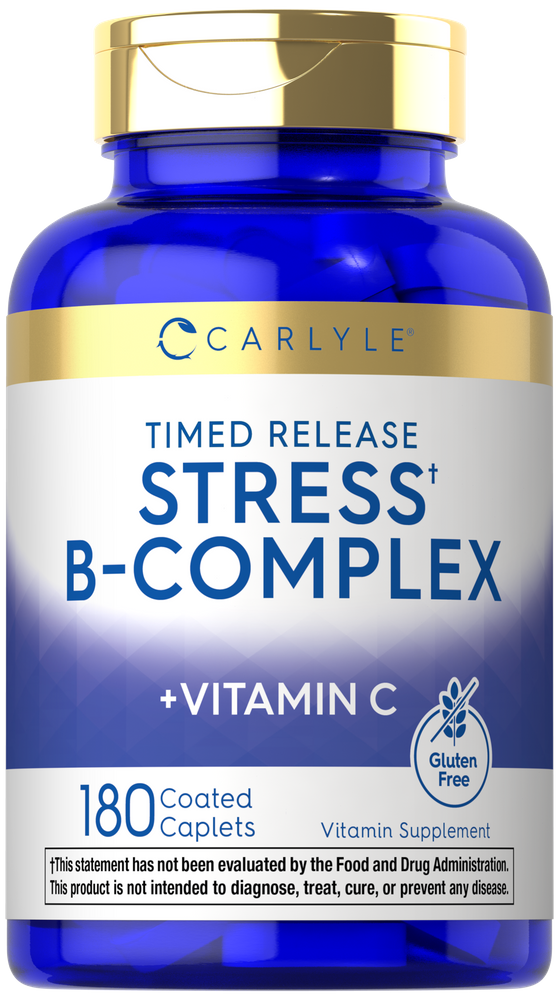 Complejo de Vitamina B con Vitamina C | 180 Cápsulas