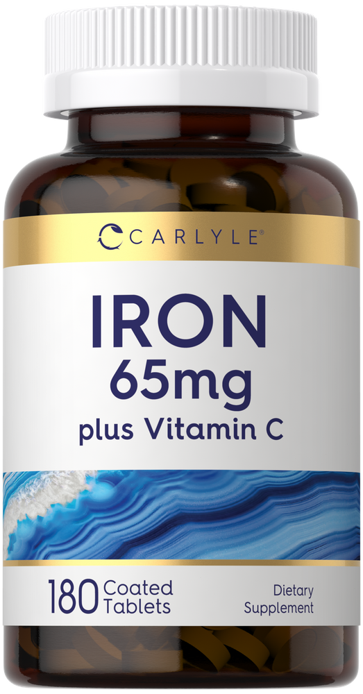 Iron 65mg with Vitamin C | 180 Tablets