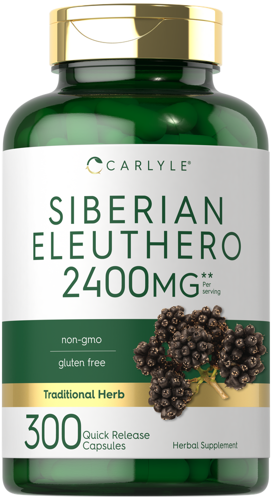Siberian Eleuthero 2400mg per serving | 300 Capsules