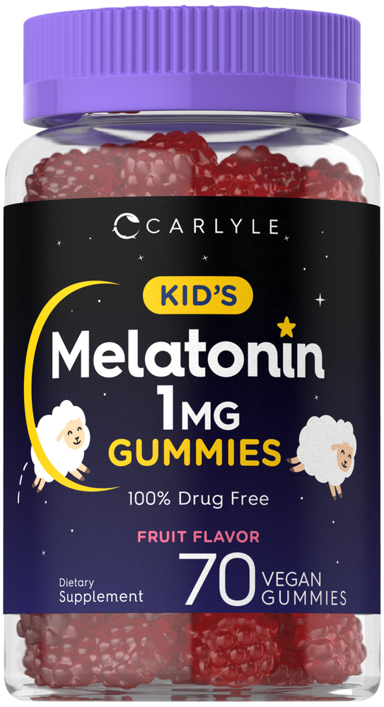 Melatonin 1mg für Kinder | 70 Gummibärchen
