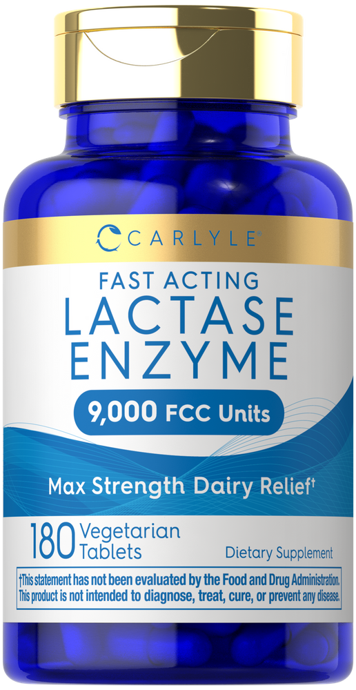 Lactase Enzyme 9000 FCC | 180 Tablets