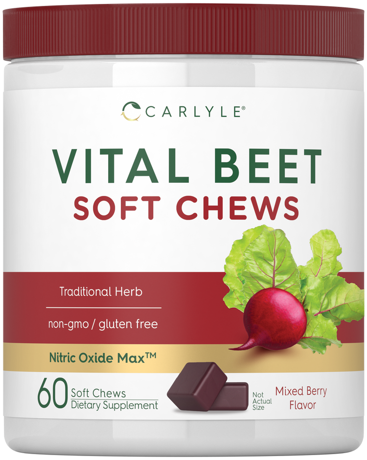 Beet Root Soft Chews | 60 Count