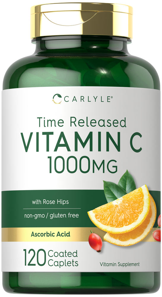 Vitamina C 1000mg con Rosa Canina | 120 Compresse
